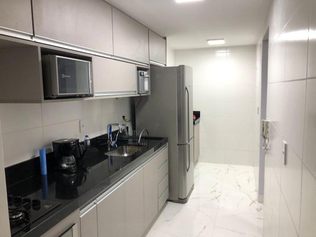 Maravilhoso Apartamento Vista Mar Enseada Guaruja Bagian luar foto